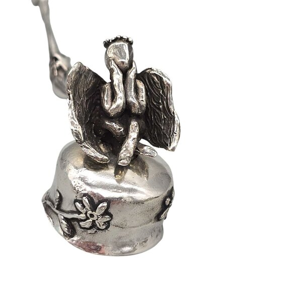 Metal Morphosis Candle Snuffer Angel By Kaycee Binns 8" Detailed Handcrafted USA - Picture 5 of 16